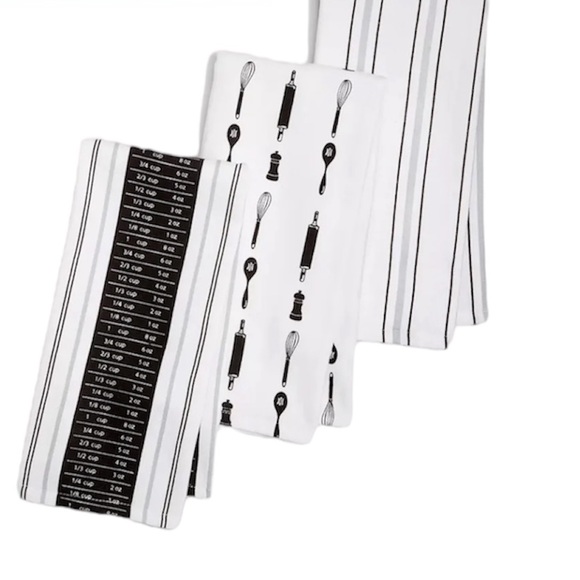 NWT Martha Stewart Collection set of 3 kitchen towels - Picture 1 of 3